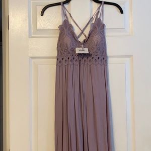 Boho bralette maxi dress